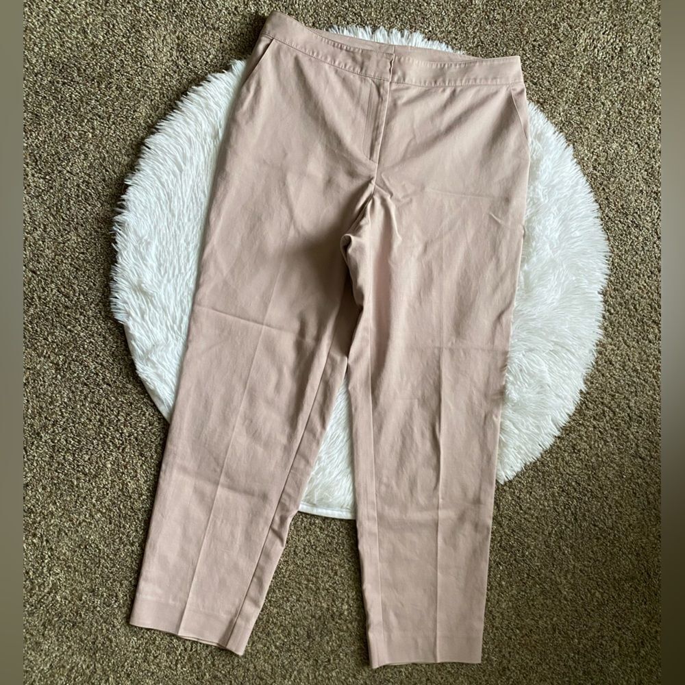 St. John Trousers Pants Pale Pink Lightweight Womens Size 10